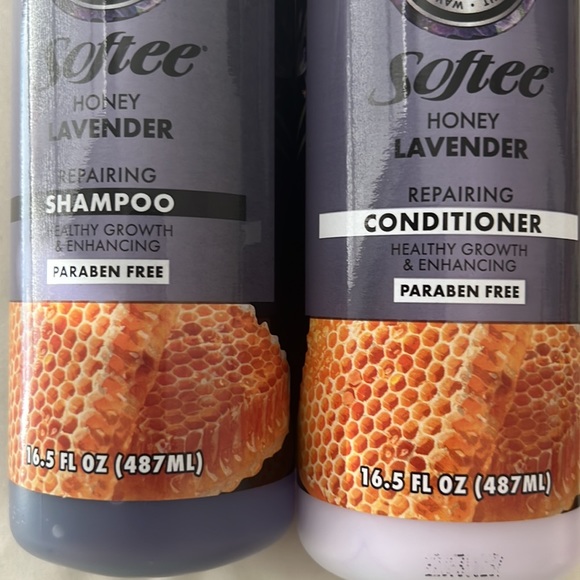 2/$22 Softee Honey Lavender Repairing Shampoo & Conditioner Paraben Free 33 oz - Picture 2 of 2